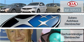 Autohaus Steinbrecher - KIA und Subaru Vertragspartner und KFZ-Sachverst&auml;ndiger und Gutachter